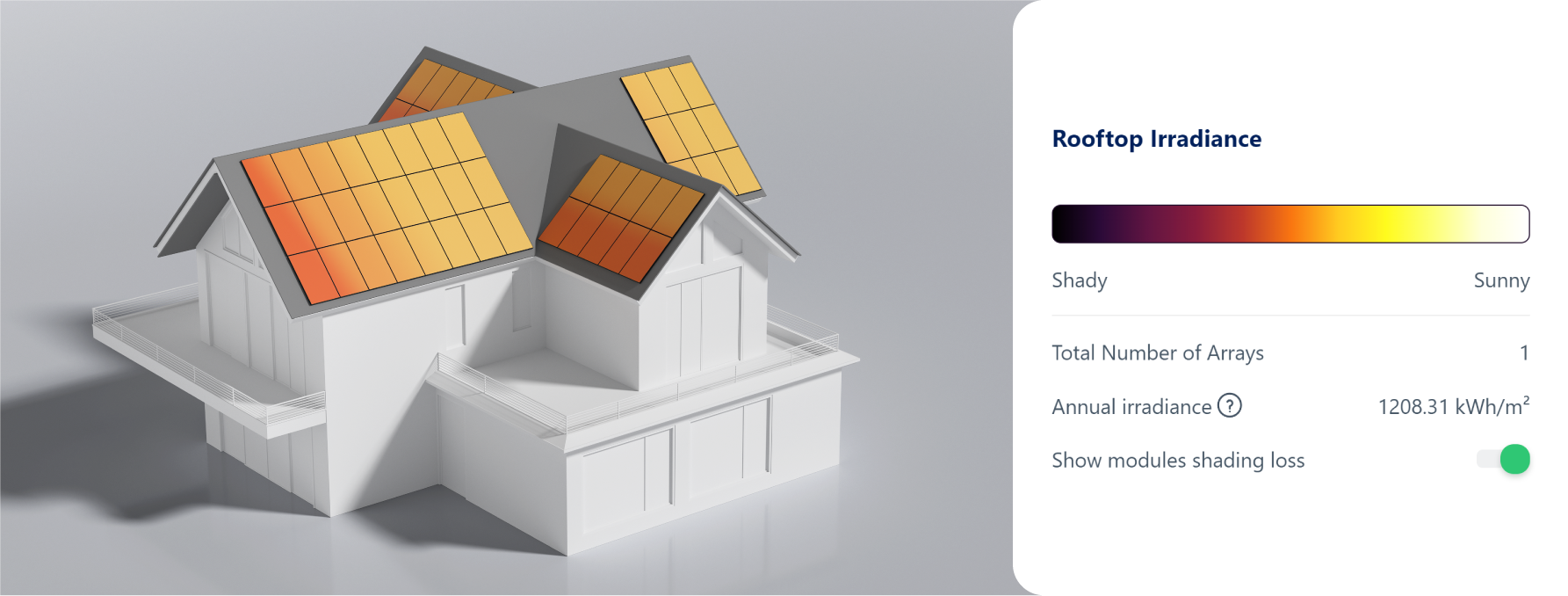 HiOne S-Miles Designer tool interface with 3D roof modeling and AI layout HiOne S-Miles Designer tool interface with 3D roof modeling and AI layout
