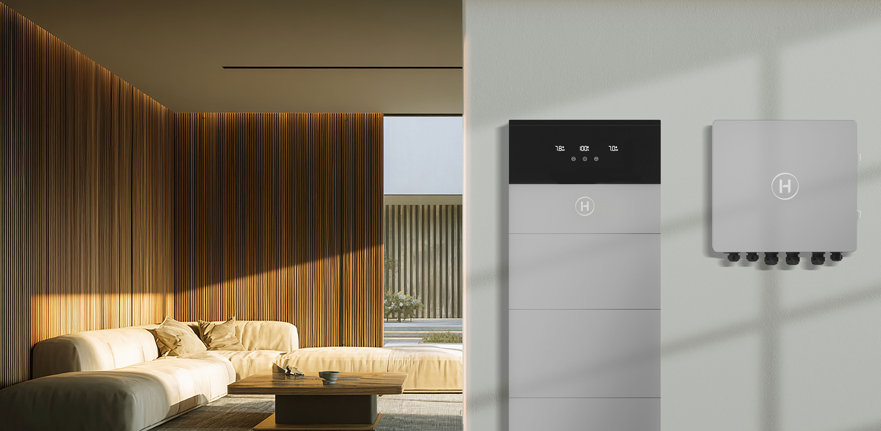 HiOne clean aesthetic with hidden wiring behind side grille for seamless appearance HiOne clean aesthetic with hidden wiring behind side grille for seamless appearance