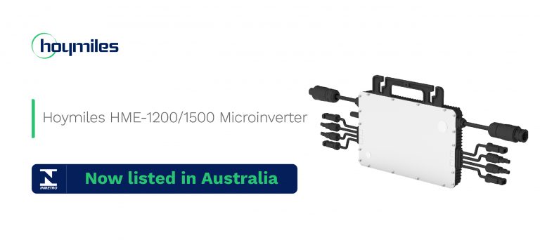 Hoymiles HME Series Microinverter CEC-listed In Australia - Hoymiles